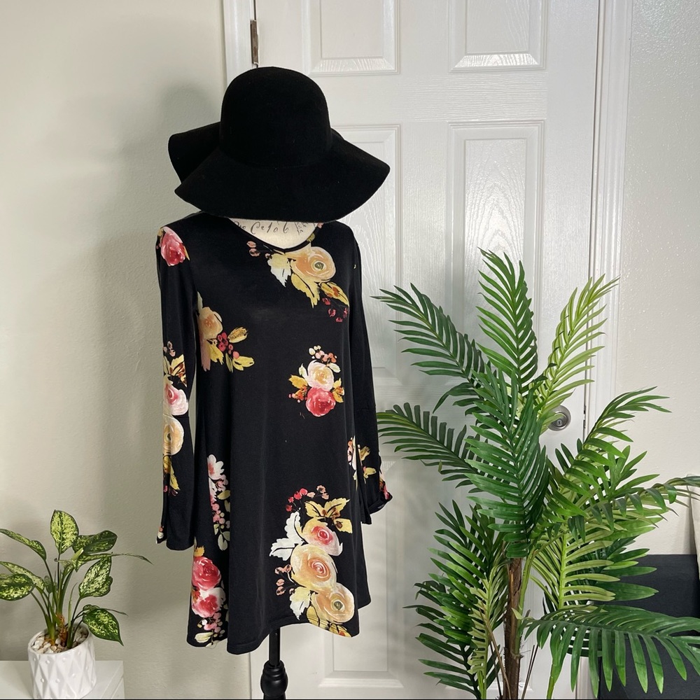 Floral Long Sleeve Dress